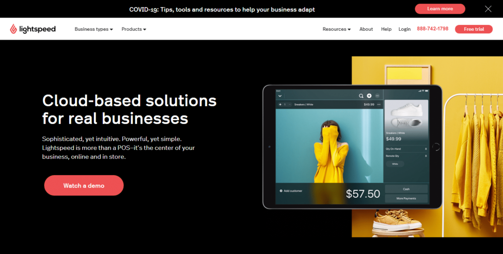 lightspeed alternatives. oliver pos, shopify, shopkeep, square, 
