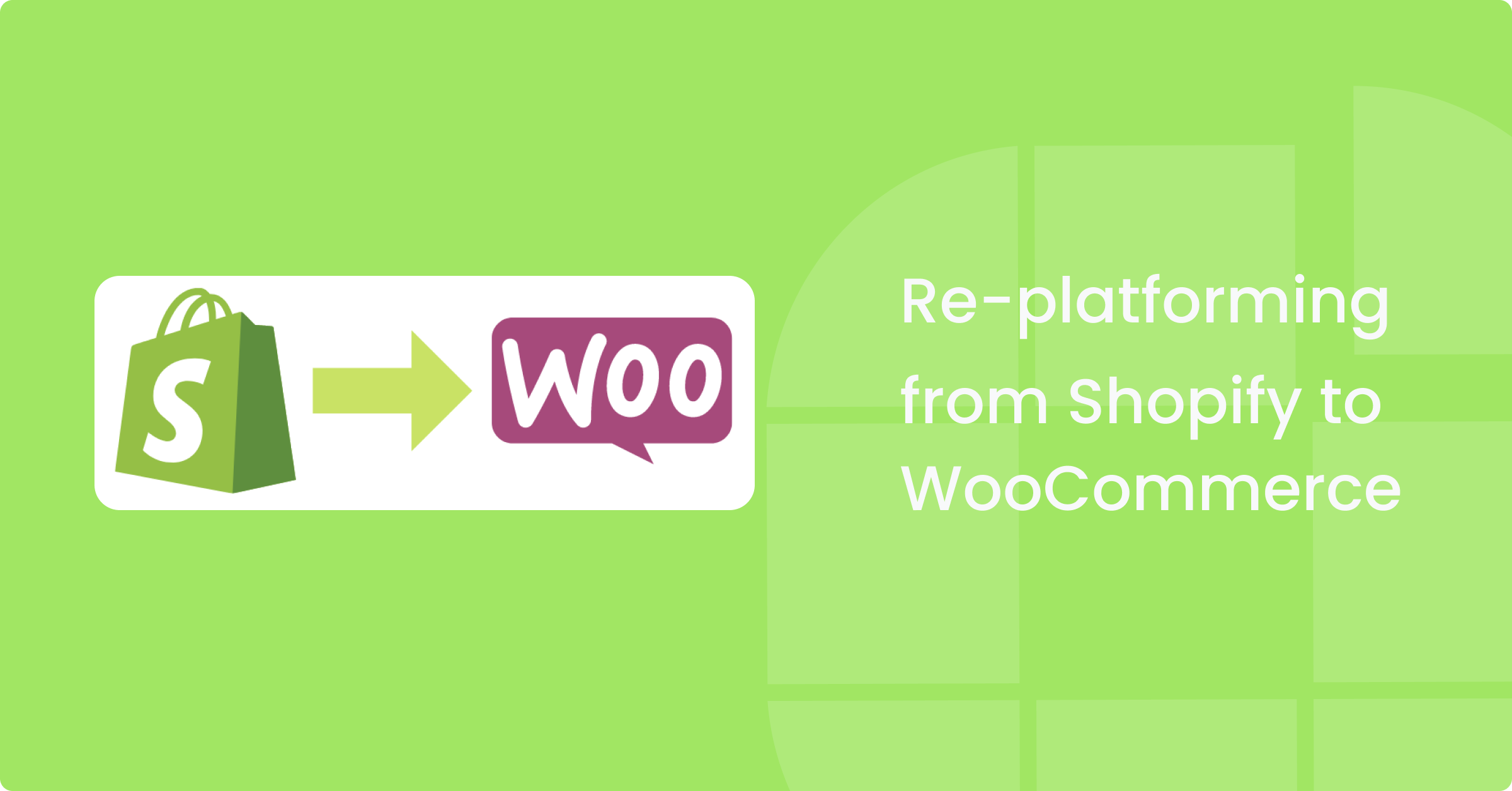 Re-platforming from Shopify to WooCommerce