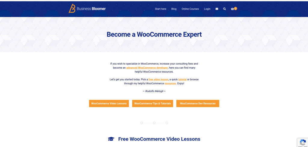 the business bloomer woocommerce blog